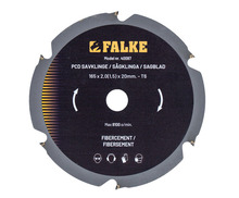 Falke rundsavsklinge t/fibercement Ø165 mm